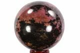 Beautiful, Rhodonite Sphere - Madagascar #95052-1